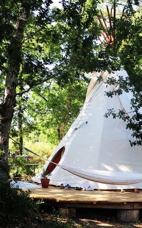 Tipi Lodge Dans La Foret Mimizan Luaran gambar