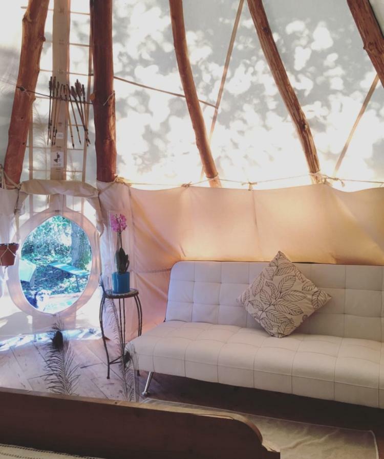 Tipi Lodge Dans La Foret Mimizan Luaran gambar