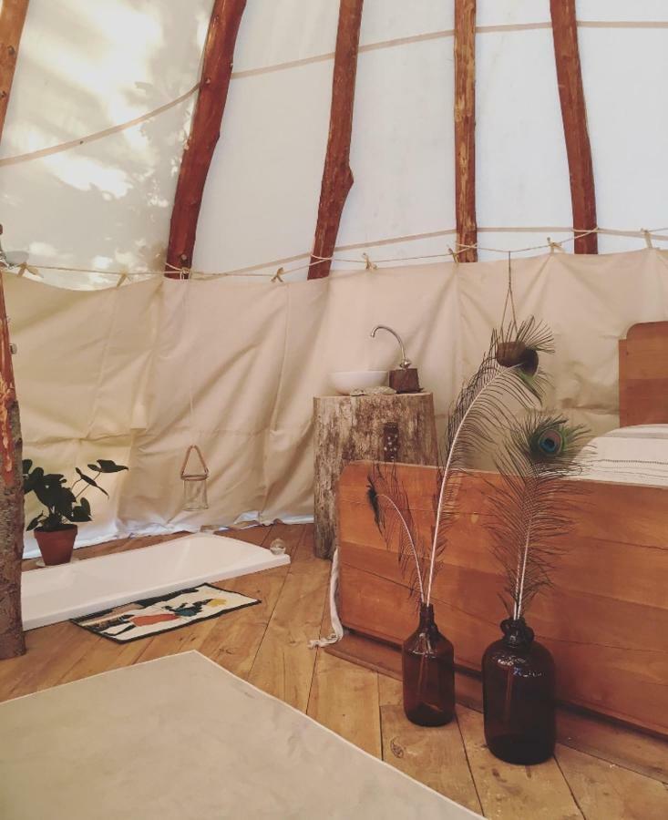 Tipi Lodge Dans La Foret Mimizan Luaran gambar